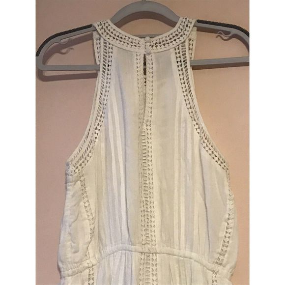 $325 JOIE DANCE EYELET DRESS XS Crochet Midi Dress - Picture 8 of 9